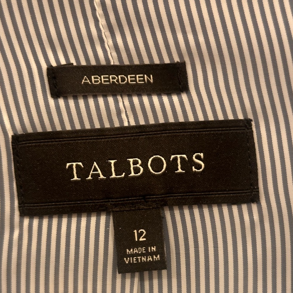 Electric Blue Blazer TALBOTS - Picture 6 of 9